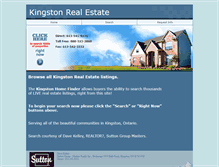 Tablet Screenshot of kingstonsrealestate.com